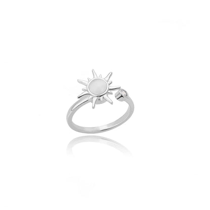 Opal Sun Spinning Worry Ring